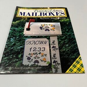 Plaid Painted Mailboxes Pattern Book by Vickie Adams Brown #8054 Craft Designs